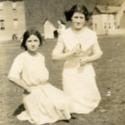 Nell Yeager and Fannie Golden in Wooded Area near Marlinton, W.Va.