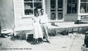 Unknown Couple in Front of Pritchard&#039;s Store in Dunmore, W.Va.