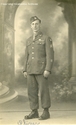 World War II Military Portrait of Corporal Oliver McKinley Sprouse of Frost, W.Va.