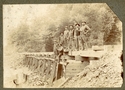 Men Building the Rail Line along the Greenbrier River near Marlinton, W.Va.