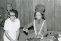 Hostesses Maude Bumgardner and Julia L. Price at 1971 Pearl S. Buck Visit in Marlinton, W.Va.